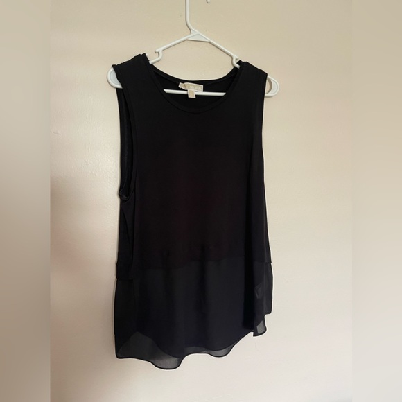 Michael Kors Tops - Michael Kors women’s sleeveless black tank top blouse - size XL
